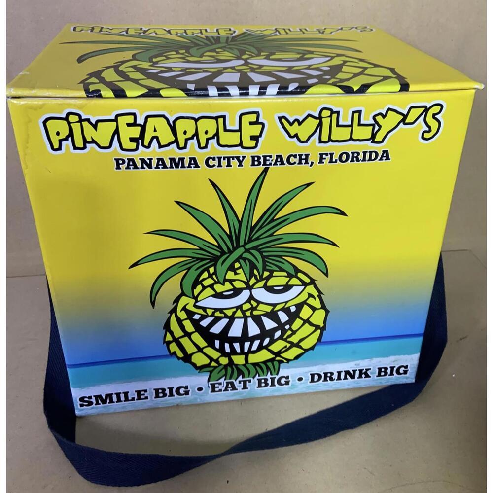 Pineapple Willy's Beach Recycooler Cooler - Panama City Beach PCB GreenSouvenir